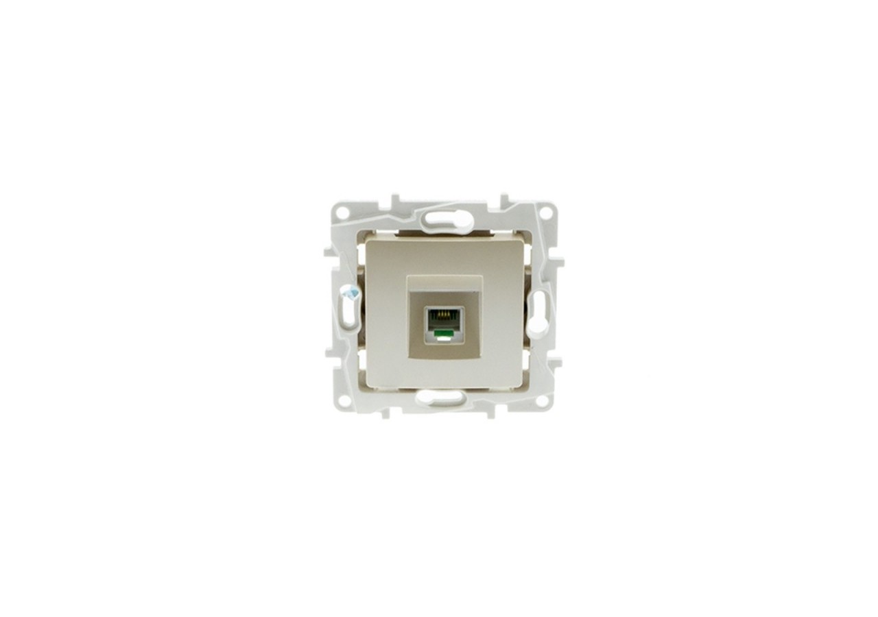 Prise téléphone encastrable RJ11 - B6038-M - Barcelona LED