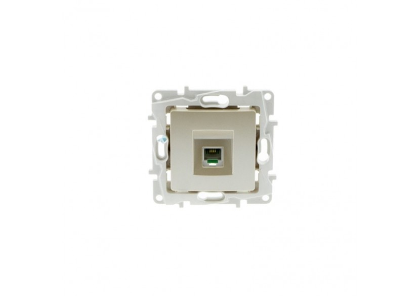 Prise téléphone encastrable RJ11 - B6038-M - Barcelona LED Prise téléphone encastrable RJ11 - B6038-M - Barcelona LED