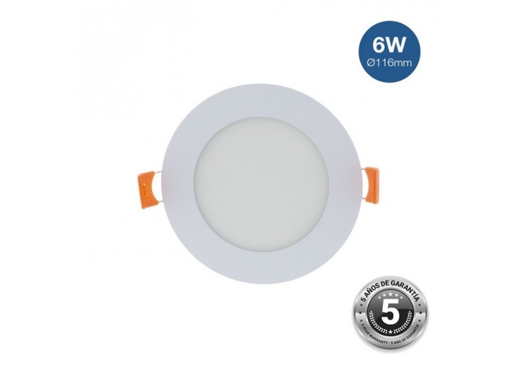 Spot LED encastrable extra plat rond 6W PRO-Garanti 5 ans - B1070-BN3 - Barcelona LED