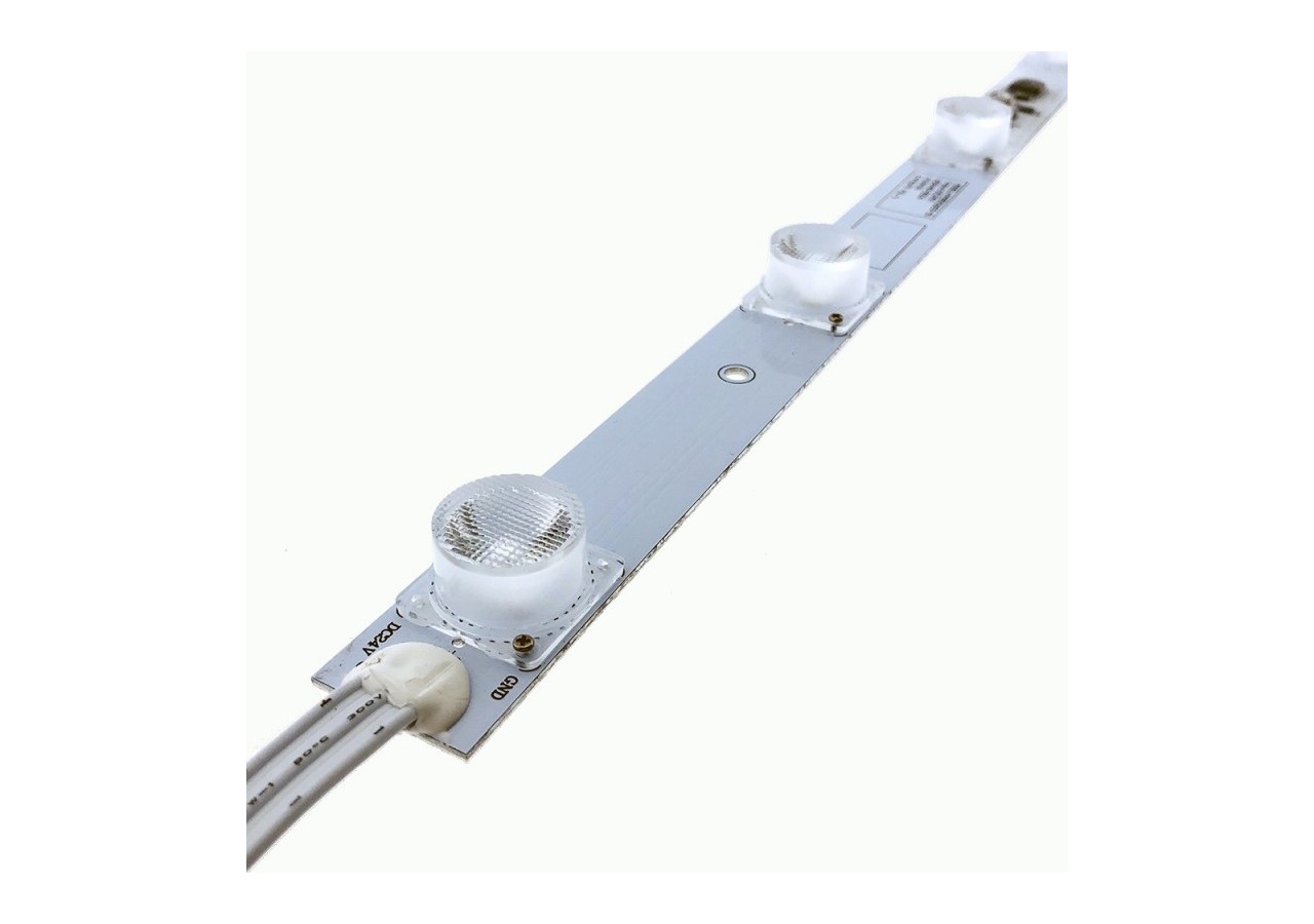 Ruban LED rigide 50cm 15W 24V DC connectable pour rétro éclairage de caisson de lumière - B1425BF - Barcelona LED