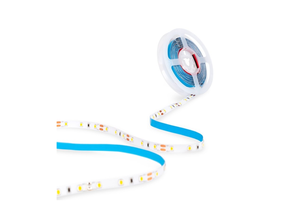 Ruban LED 12V DC-6W/m-Monochrome-8mm-IP20-Rouleau de 5m-60 LED/m - B1508BC - Barcelona LED