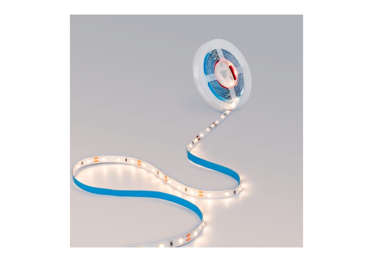 Ruban LED 12V DC-6W/m-Monochrome-8mm-IP20-Rouleau de 5m-60 LED/m - B1508BC - Barcelona LED