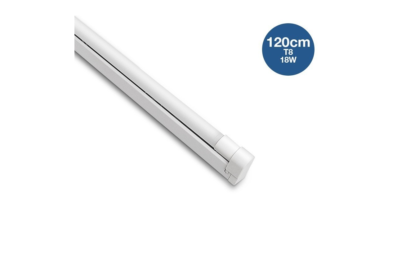 Kit réglette + tube LED T8 120cm 18W 1935lm - B8430-120BN5 - Barcelona LED