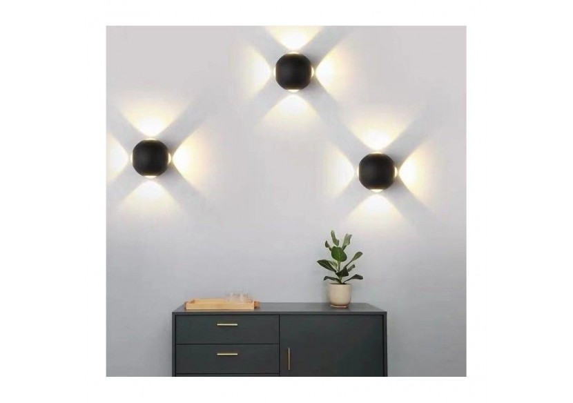 Applique LED murale "CROSS" 12W - L5032-N - Barcelona LED