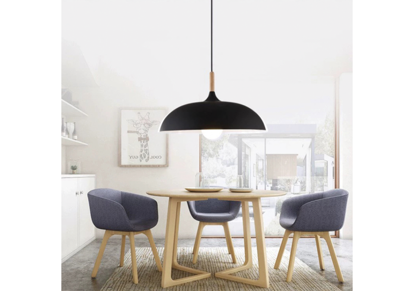 Suspension moderne ronde "MELA" E27 - L3052N - Barcelona LED Suspension moderne ronde "MELA" E27 - L3052N - Barcelona LED