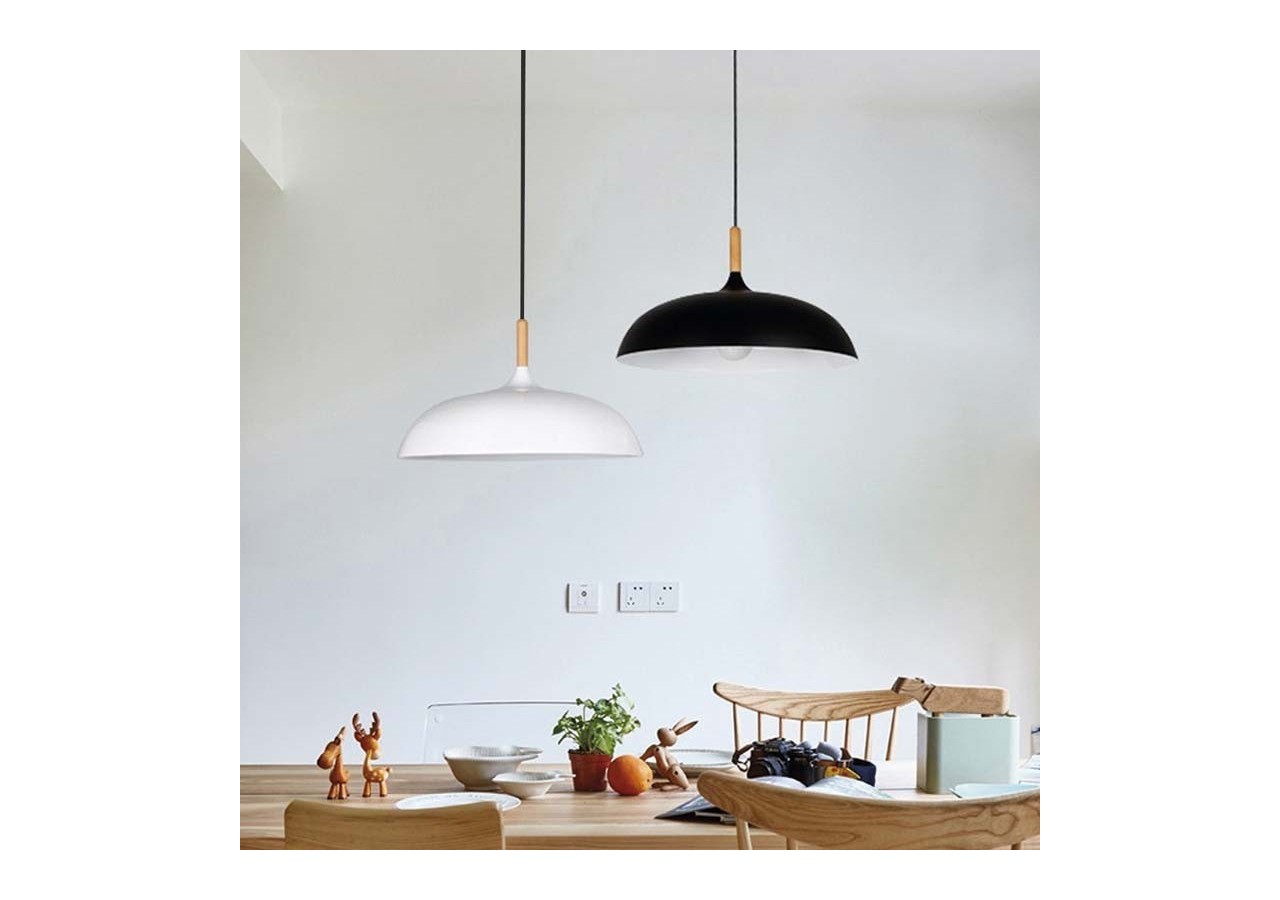Suspension moderne ronde "MELA" E27 - L3052N - Barcelona LED
