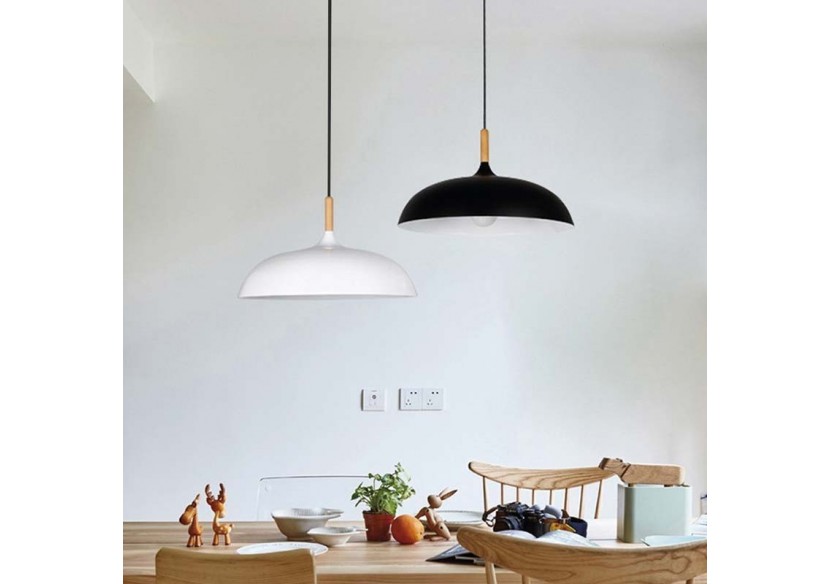 Suspension moderne ronde "MELA" E27 - L3052N - Barcelona LED Suspension moderne ronde "MELA" E27 - L3052N - Barcelona LED