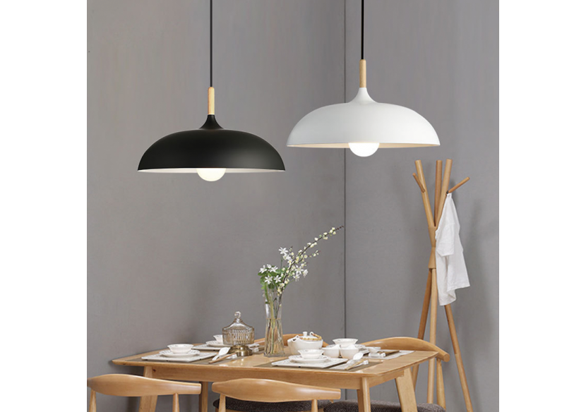 Suspension moderne ronde "MELA" E27 - L3052B - Barcelona LED Suspension moderne ronde "MELA" E27 - L3052B - Barcelona LED