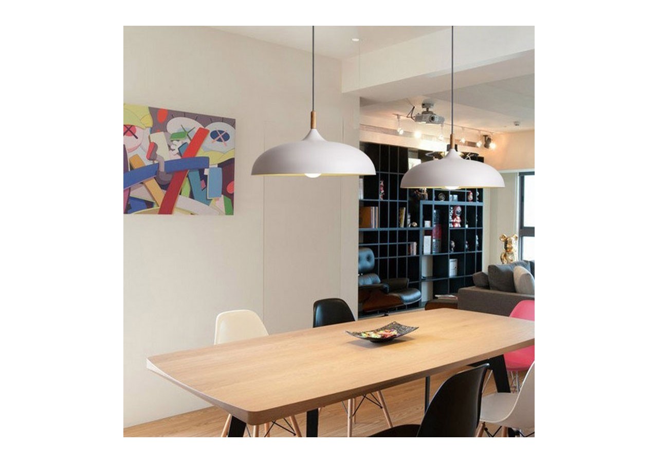 Suspension moderne ronde "MELA" E27 - L3052B - Barcelona LED