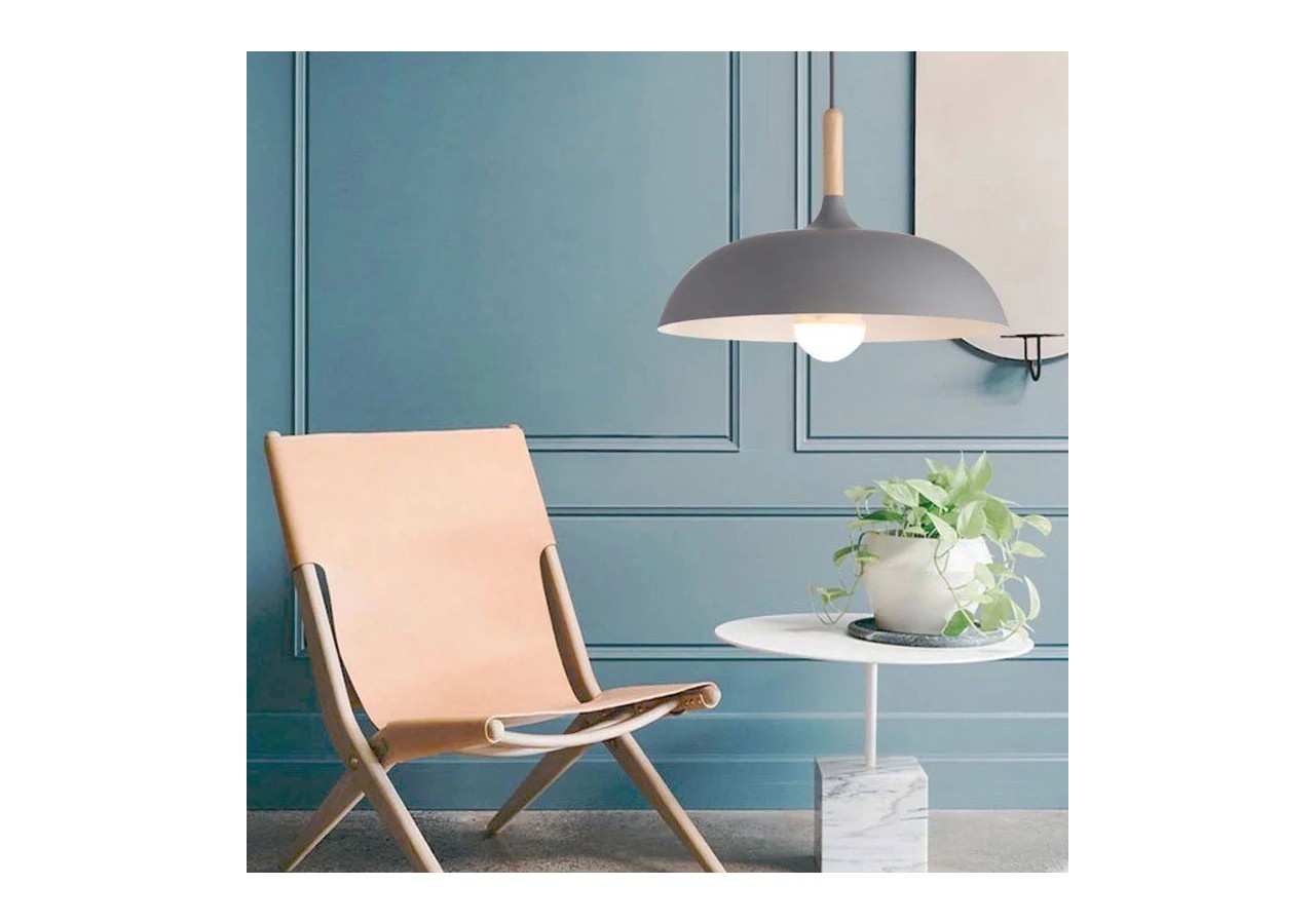 Suspension moderne ronde "MELA" E27 - L3052G - Barcelona LED