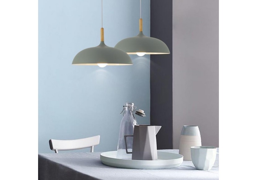 Suspension moderne ronde "MELA" E27 - L3052G - Barcelona LED Suspension moderne ronde "MELA" E27 - L3052G - Barcelona LED