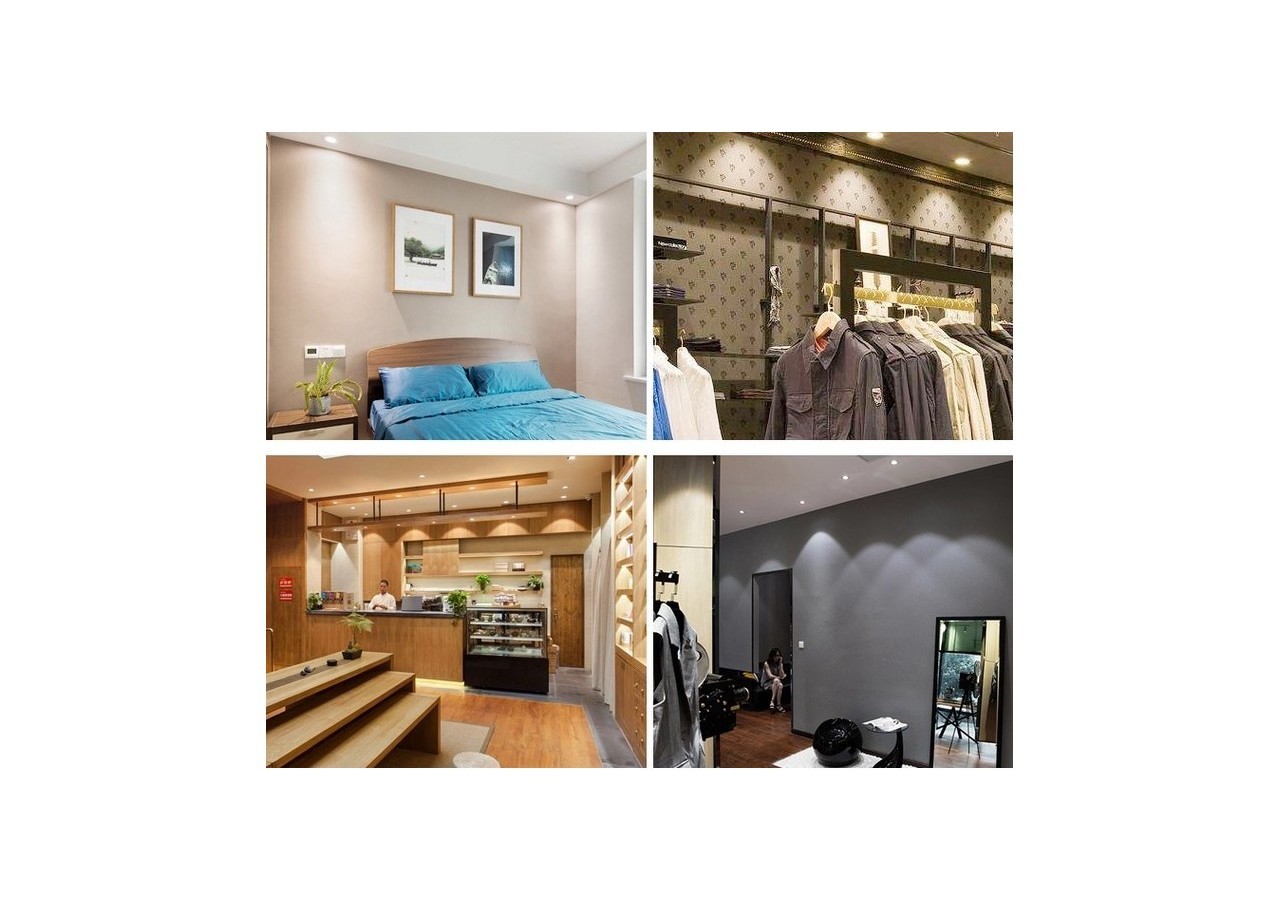 Spot LED encastrable orientable 6W-Coupe diamètre 70mm - B1207BF2 - Barcelona LED