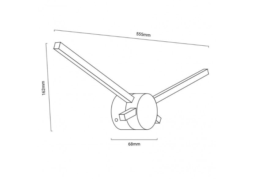 Applique murale LED "Cronos" 20W - LN1560-B - Barcelona LED Applique murale LED "Cronos" 20W - LN1560-B - Barcelona LED