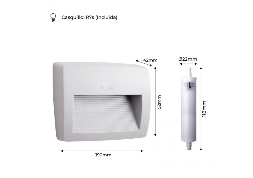 Balise en saillie FUMAGALLI LORENZA 190 R7S 7,5W CCT - AS2.000.000.WXK1K - Barcelona LED