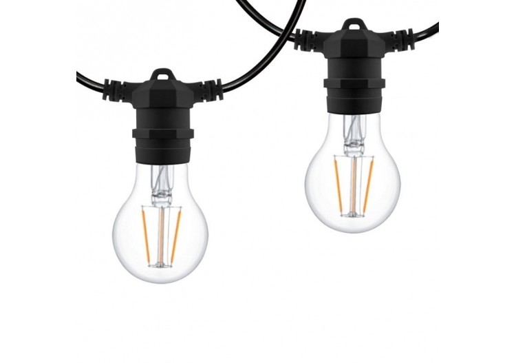 Câble guirlande guinguette extérieur 10m-IP44 - L1500-N2 - Barcelona LED