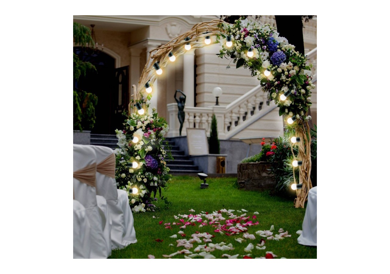 Câble guirlande guinguette extérieur 10m-IP44 - L1500-N2 - Barcelona LED