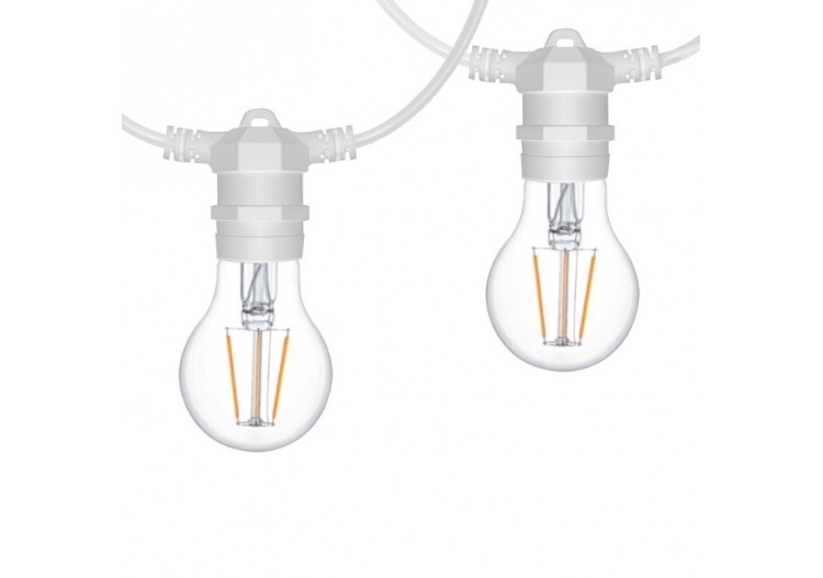 Câble guirlande guinguette extérieur 10m-IP44 - L1500-B2 - Barcelona LED