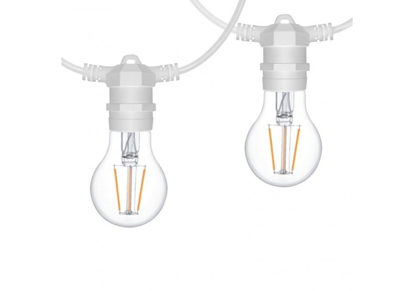 Câble guirlande guinguette extérieur 10m-IP44 - L1500-B2 - Barcelona LED