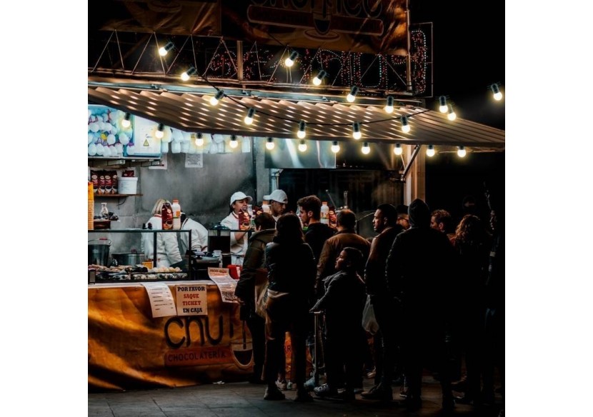 Câble guirlande guinguette extérieur 10m-IP44 - L1500-B2 - Barcelona LED