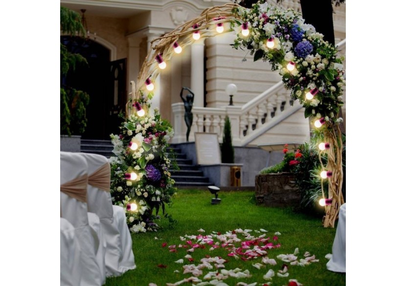 Câble guirlande guinguette extérieur 10m-IP44 - L1500-SA2 - Barcelona LED