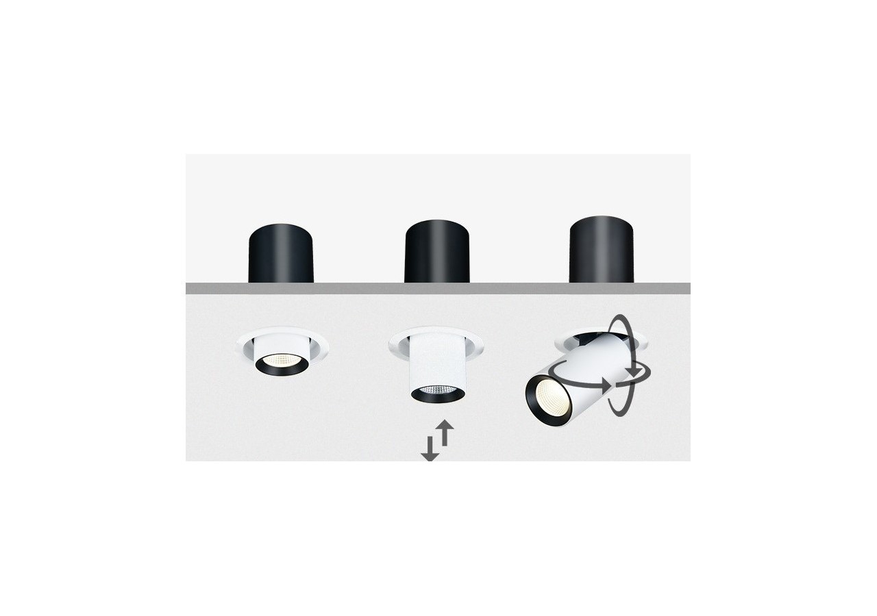 Spot LED encastrable orientable-7W - B859-B-270 - Barcelona LED