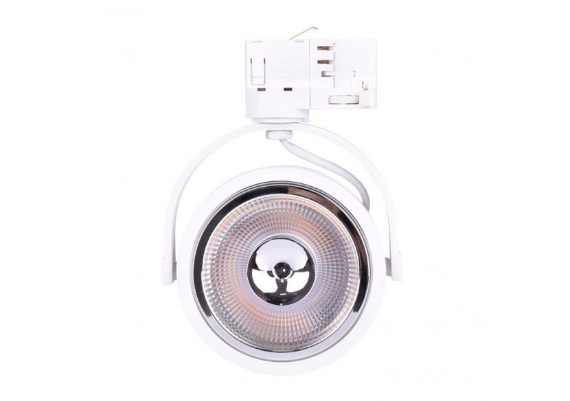 Support spot sur rail triphasé ampoule AR111 GU10 - B00581-B - Barcelona LED Support spot sur rail triphasé ampoule AR111 GU10 - B00581-B - Barcelona LED