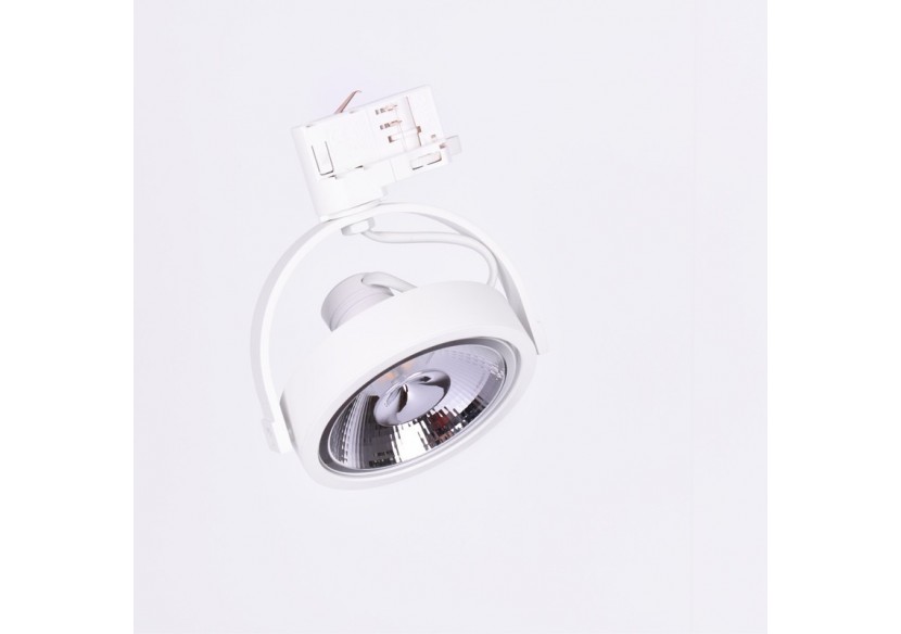Support spot sur rail triphasé ampoule AR111 GU10 - B00581-B - Barcelona LED Support spot sur rail triphasé ampoule AR111 GU10 - B00581-B - Barcelona LED