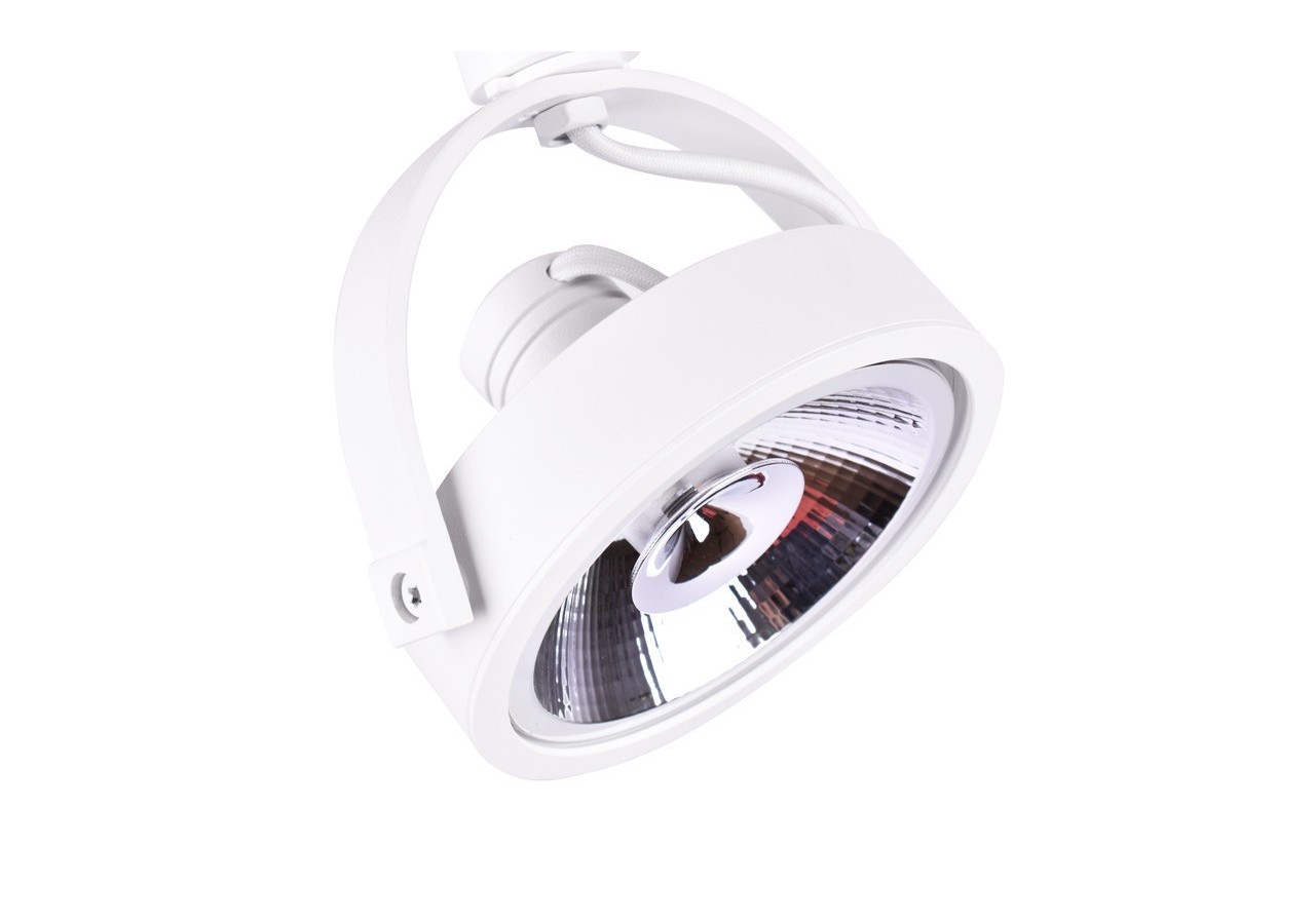 Support spot sur rail triphasé ampoule AR111 GU10 - B00581-B - Barcelona LED