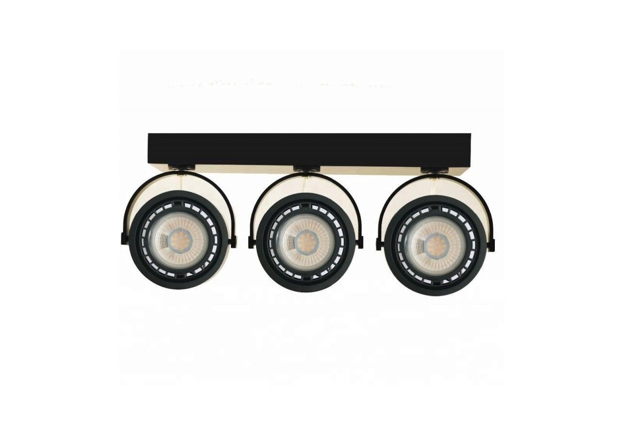 Plafonnier "IRIS-3 " 3x AR111 GU10 - L303-N - Barcelona LED