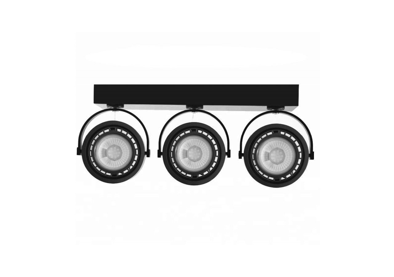 Plafonnier "IRIS-3 " 3x AR111 GU10 - L303-N - Barcelona LED