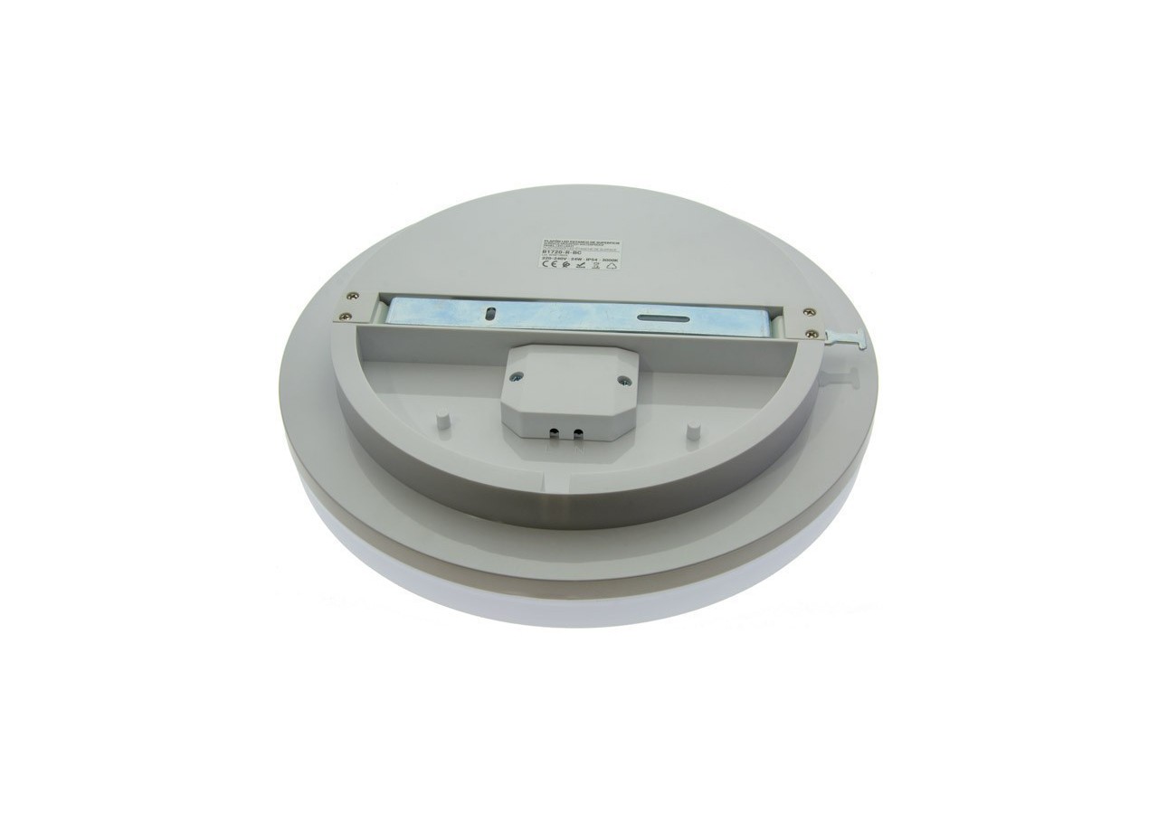 Plafonnier LED 24W IP65 avec capteur de mouvement - B1390-RS-BN - Barcelona LED