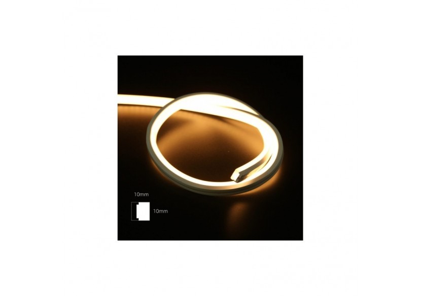 Néon LED flexible 24V DC-10X10mm-5m-IP67-14W/m-À courbure verticale - B3370-270 - Barcelona LED