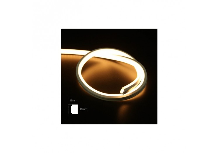 Néon LED flexible 24V DC-10X10mm-5m-IP67-14W/m-À courbure verticale - B3370-BN - Barcelona LED 2