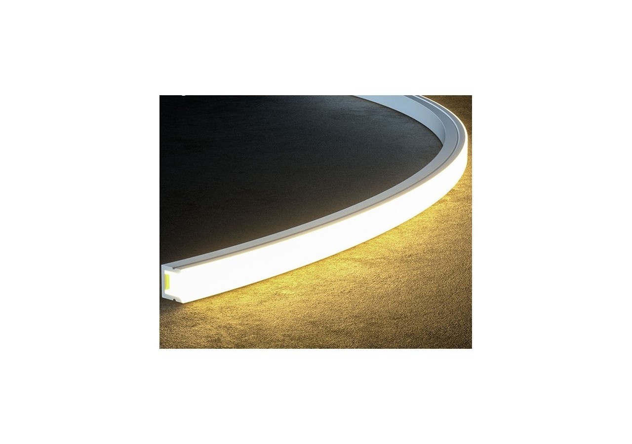 Néon LED flexible 24V DC-10X10mm-5m-IP67-14W/m-À courbure verticale - B3370-BN - Barcelona LED