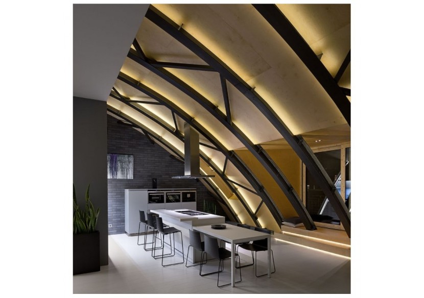 Néon LED flexible 24V DC-10X10mm-5m-IP67-14W/m-À courbure verticale - B3370-BN - Barcelona LED