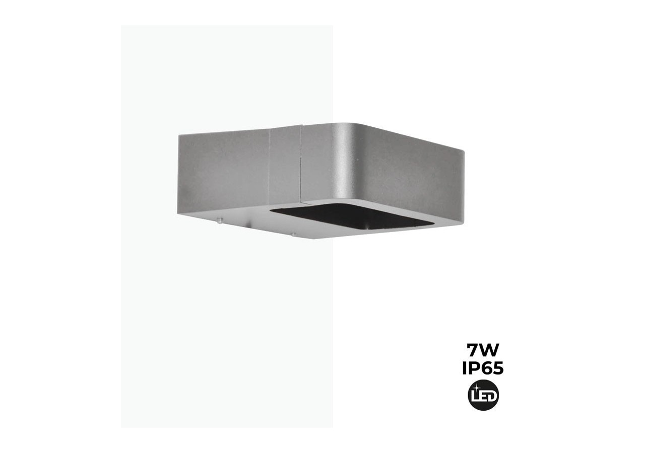 Applique LED murale "Kurrt" 7W IP65 - LN1513-G-BC - Barcelona LED