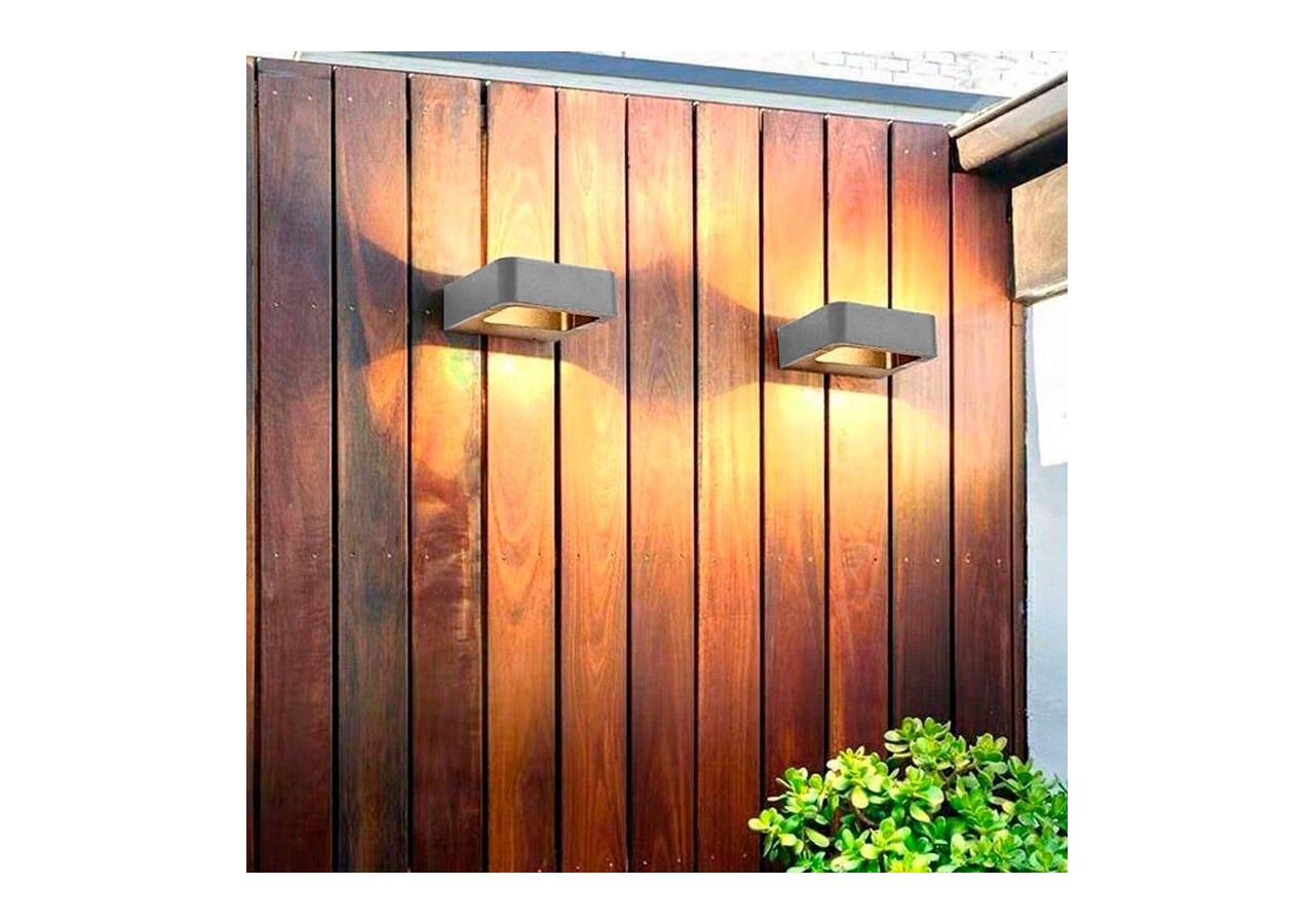 Applique LED murale "Kurrt" 7W IP65 - LN1513-G-BC - Barcelona LED