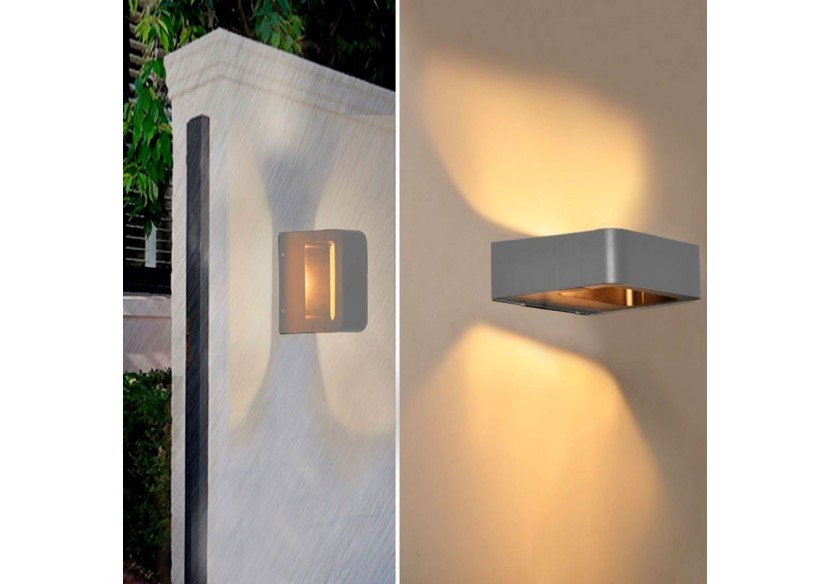 Applique LED murale "Kurrt" 7W IP65 - LN1513-G-BC - Barcelona LED Applique LED murale "Kurrt" 7W IP65 - LN1513-G-BC - Barcelona LED