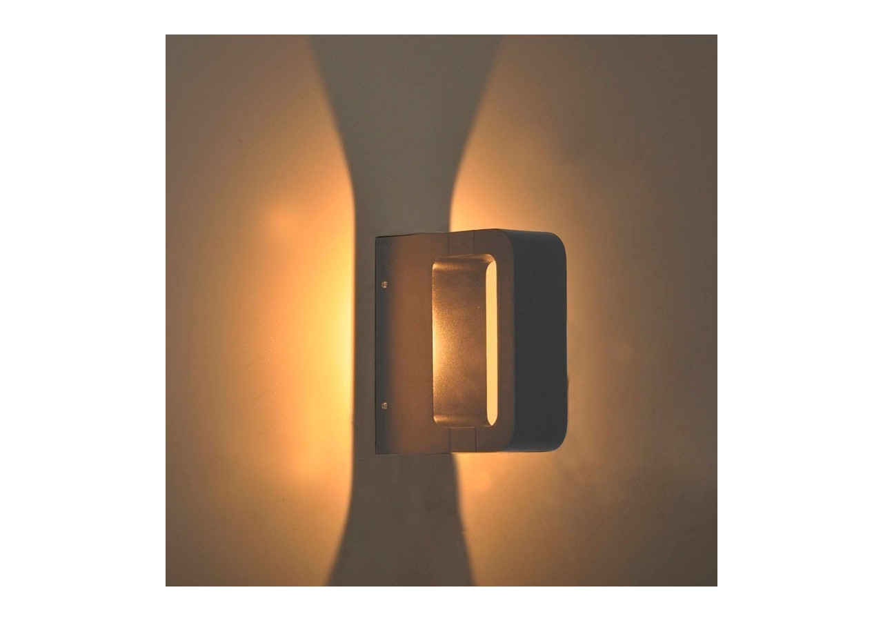 Applique LED murale "Kurrt" 7W IP65 - LN1513-G-BC - Barcelona LED