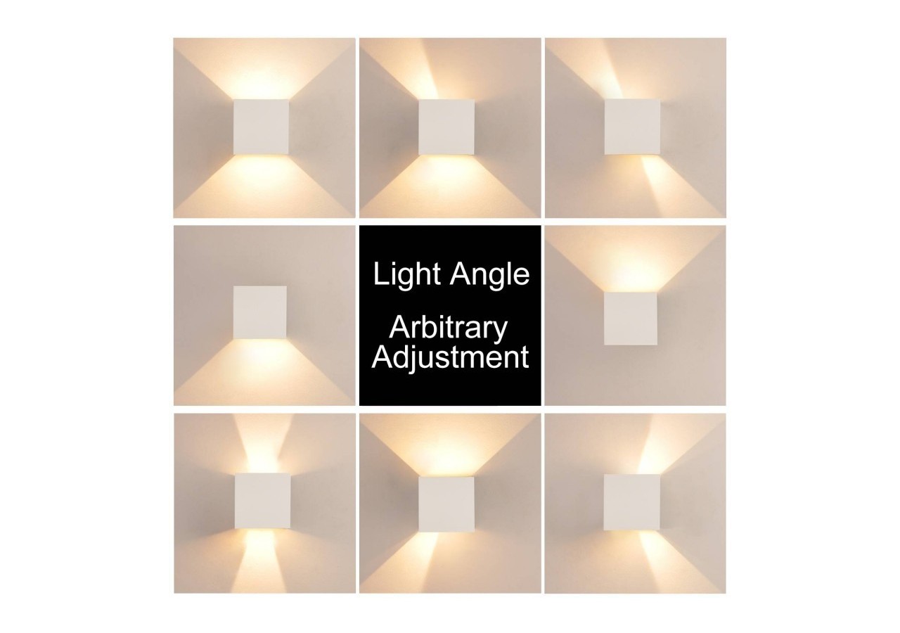 Applique murale LED "KURTIN" 6W angle d'ouverture réglable - LN1515-B - Barcelona LED