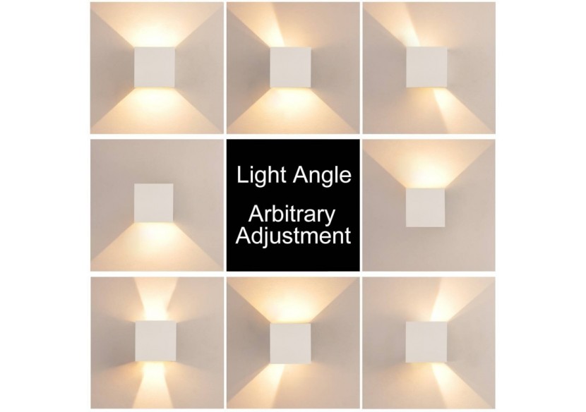 Applique murale LED "KURTIN" 6W angle d'ouverture réglable - LN1515-B - Barcelona LED