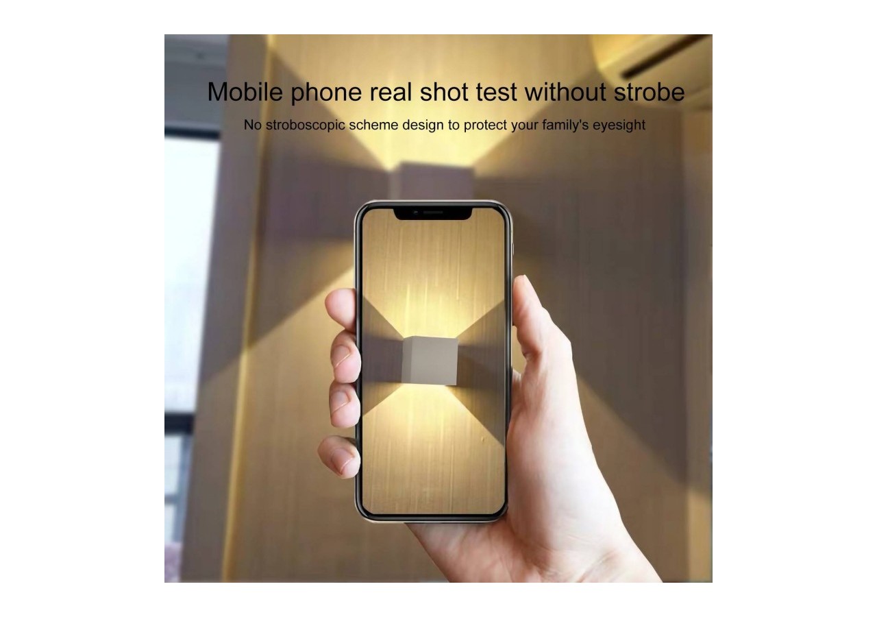 Applique murale LED "KURTIN" 6W angle d'ouverture réglable - LN1515-G - Barcelona LED