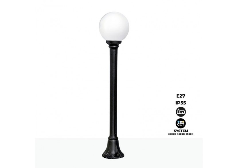 Lampadaire extérieur Fumagalli LED "GLOBO MIZAR/G250" 8.5W E27-CCT - G25.151.000.AYV1K - Barcelona LED