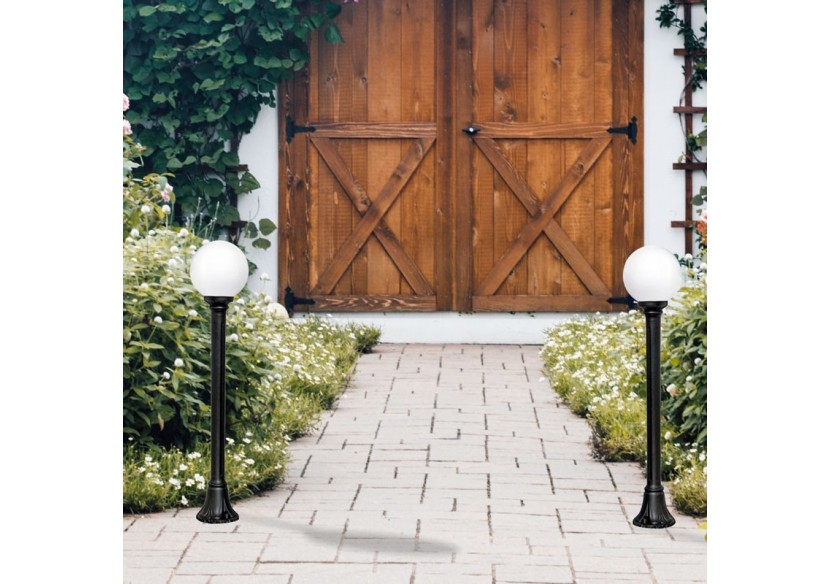 Lampadaire extérieur Fumagalli LED "GLOBO MIZAR/G250" 8.5W E27-CCT - G25.151.000.AYV1K - Barcelona LED