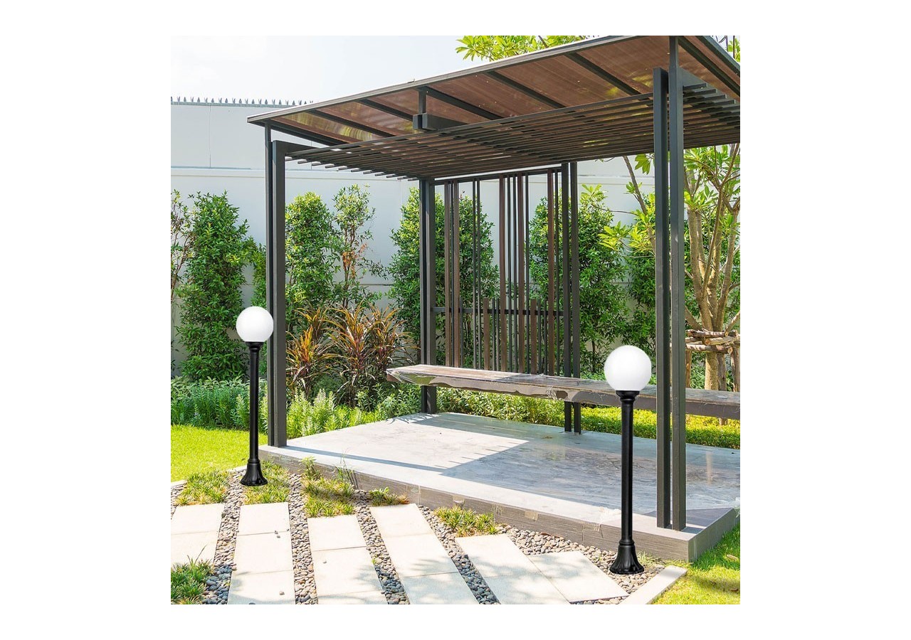 Lampadaire extérieur Fumagalli LED "GLOBO MIZAR/G250" 8.5W E27-CCT - G25.151.000.AYV1K - Barcelona LED