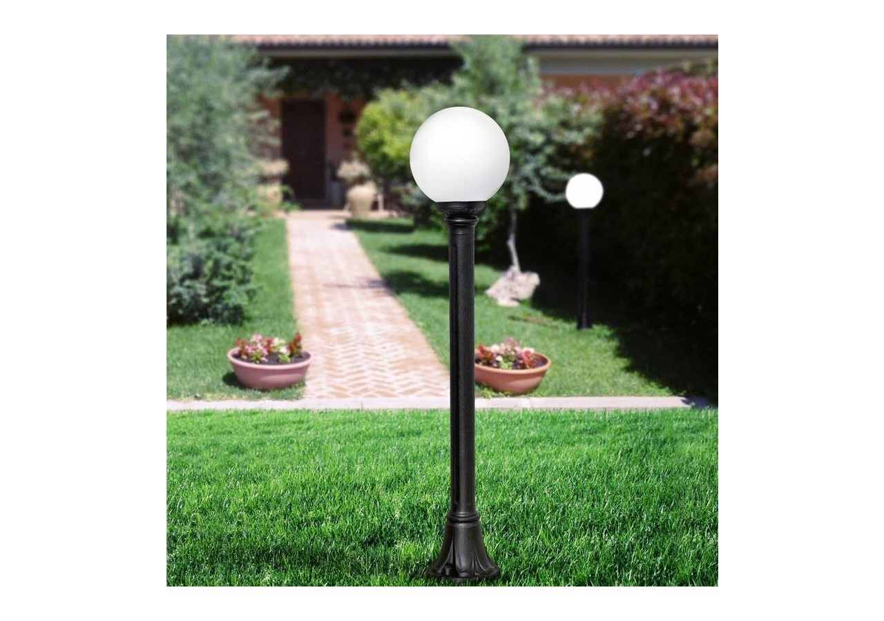 Lampadaire extérieur Fumagalli LED "GLOBO MIZAR/G250" 8.5W E27-CCT - G25.151.000.AYV1K - Barcelona LED