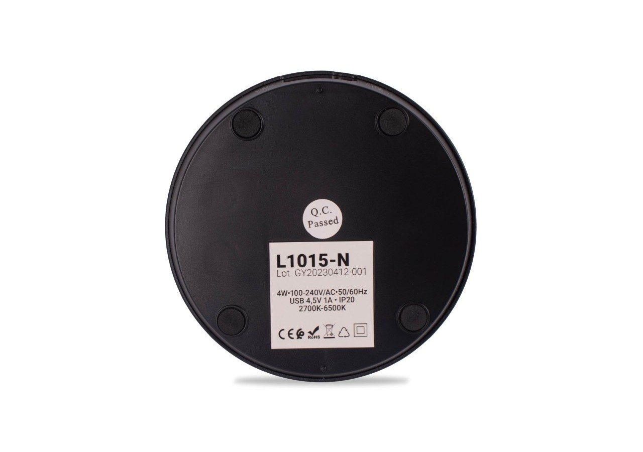 Lampe de bureau LED avec USB-Dimmable-CCT-4W - L1015-N - Barcelona LED