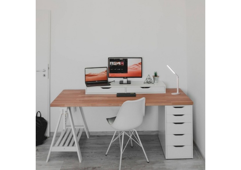 Lampe de bureau LED avec USB-Dimmable-CCT-4W - L1015-B - Barcelona LED