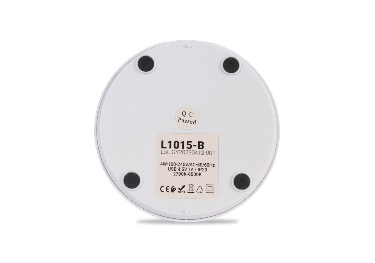 Lampe de bureau LED avec USB-Dimmable-CCT-4W - L1015-B - Barcelona LED