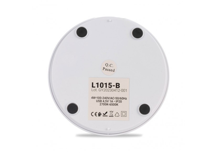 Lampe de bureau LED avec USB-Dimmable-CCT-4W - L1015-B - Barcelona LED